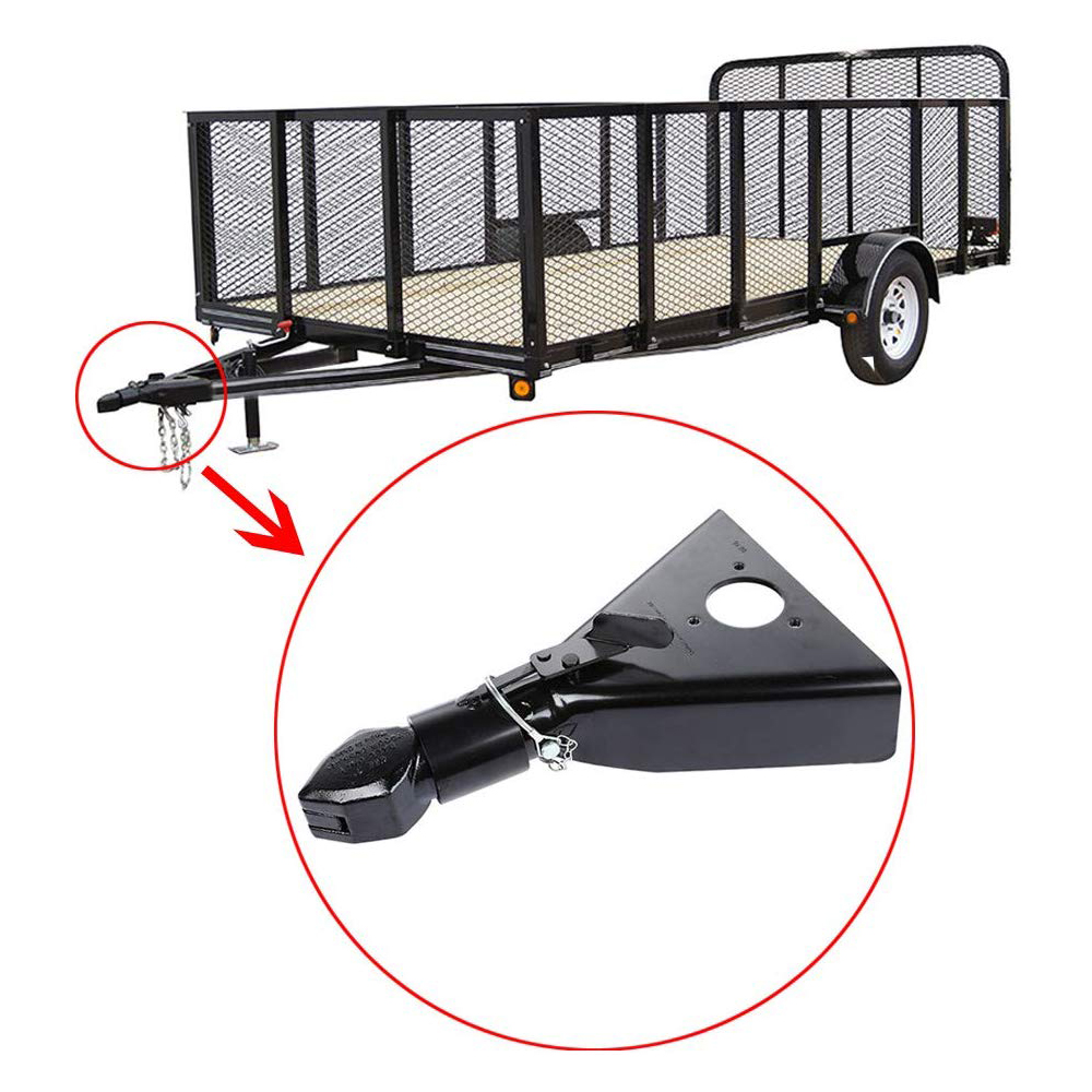 Heavy Duty Cast AFrame Trailer Coupler Class III 2'' Ball 7000LBS With